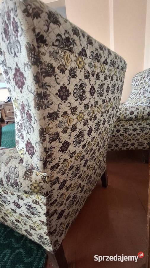 Przedwojenny komplet wypoczynkowy sofa 2 fotele Komplety wypoczynkowe Olsztyn