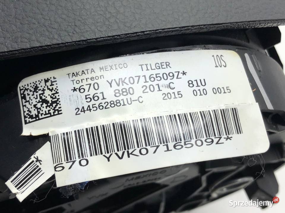 PODUSZKA POWIETRZNA KIEROWCY VW PASSAT B7 podkarpackie sprzedam