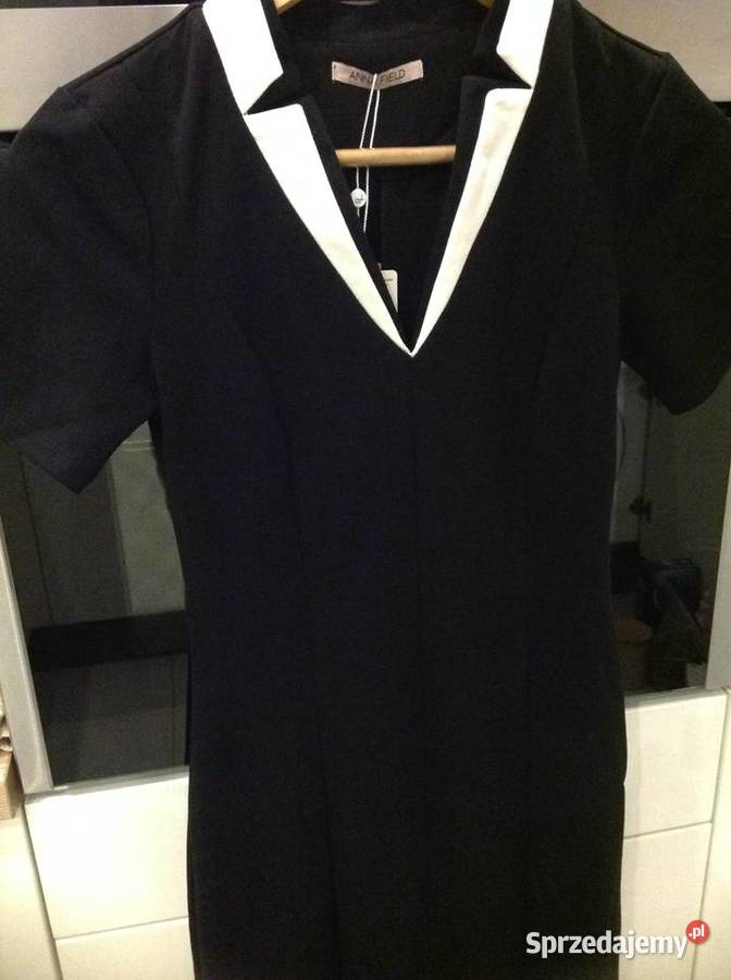 Czarna Sukienka ala Chanelka Damska ANNA FIELD lubuskie Nowa Sól
