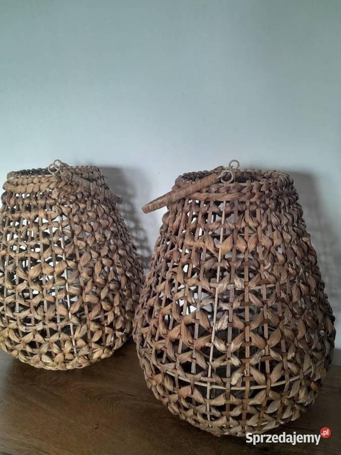 Dwa lampiony latarnie Rovterne Jysk lubelskie Grabowiec