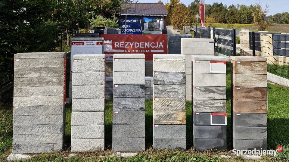 Bloczek ogrodzeniowy Joniec Roma horizon biały Przęsła