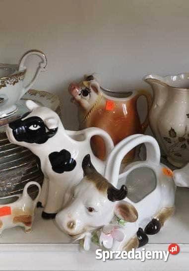 Mlecznik krówka Biała w brązowe łaty Porcelana i szkło pomorskie