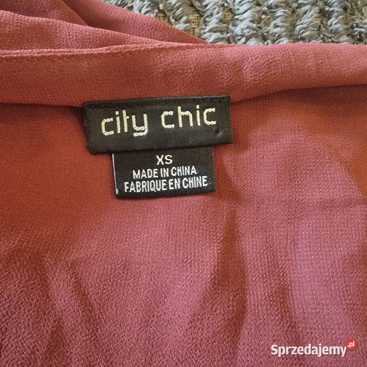 Asymetryczny top na ramiączkach City chic XS Topy i koszulki Kraków
