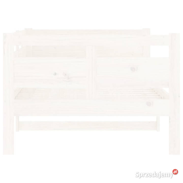 Łóżko dzienne białe lite drewno sosnowe 90x190 Warszawa