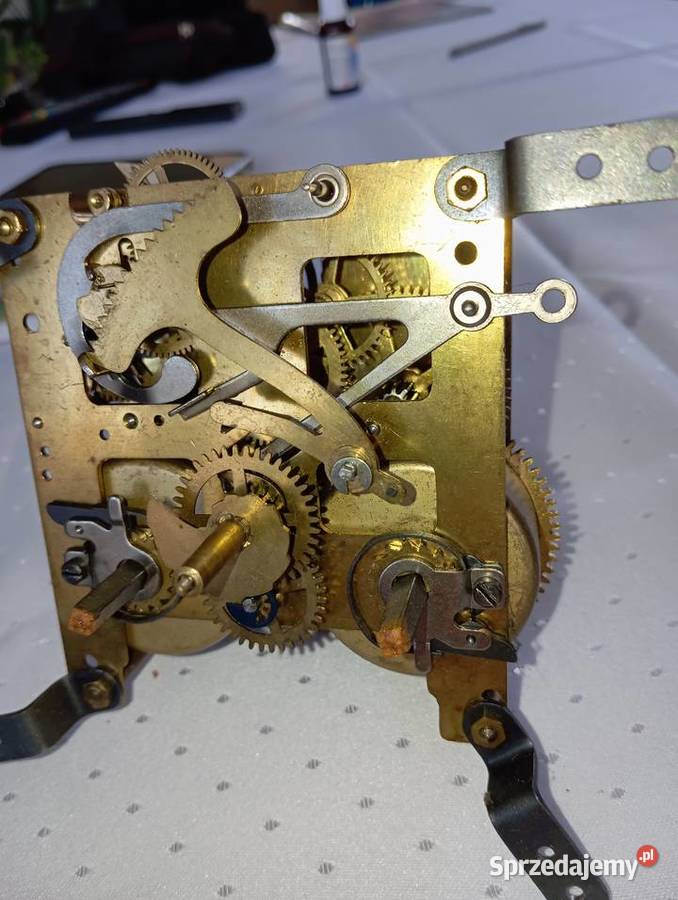 Stary Zegar kominkowy mechaniczny Muthe zdolnych sprzedam
