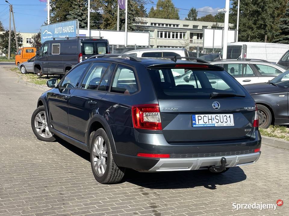 Skoda Octavia Scout 20 TDI 184 4x4 DSG wzorowy światła przeciwmgielne