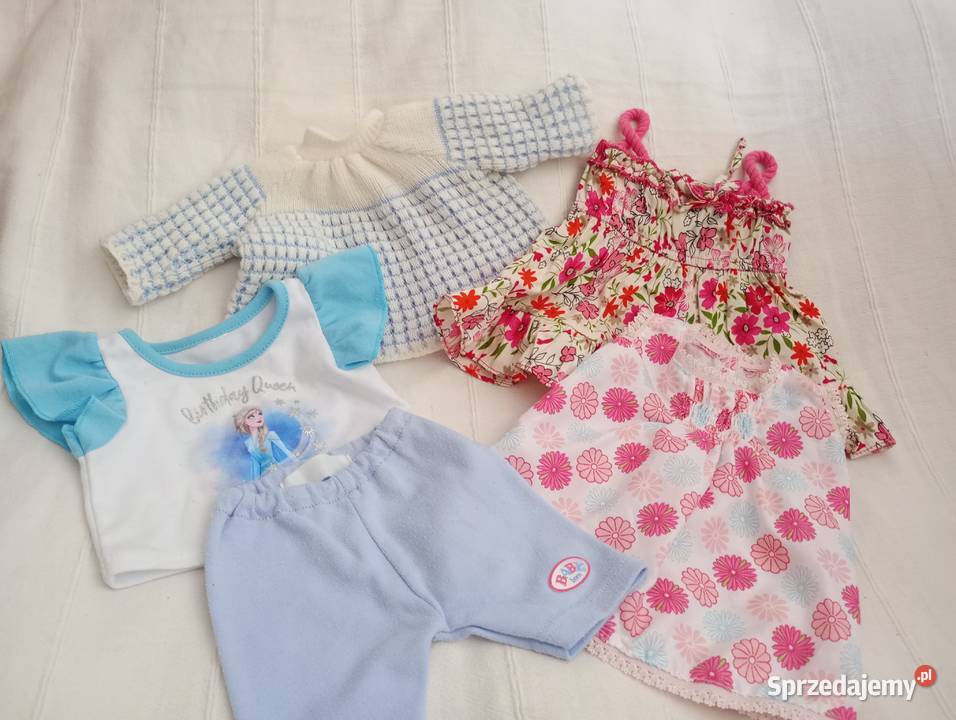 lalka baby born z ubrankami duży zestaw 16 Lalki i akcesoria Szczecinek
