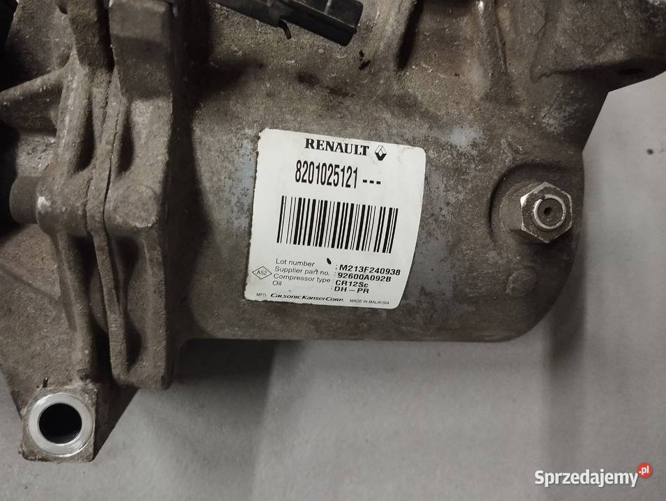 Kompresor sprężarka klimatyzacji Dacia Renault Łask