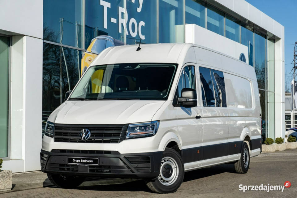 Volkswagen Crafter FL Furgon L5 LONG HOLENDERKA elektryczne lusterka łódzkie