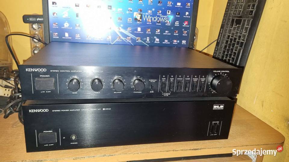 Przedwzmacniacz i końcówka mocy Kenwood Basic C1