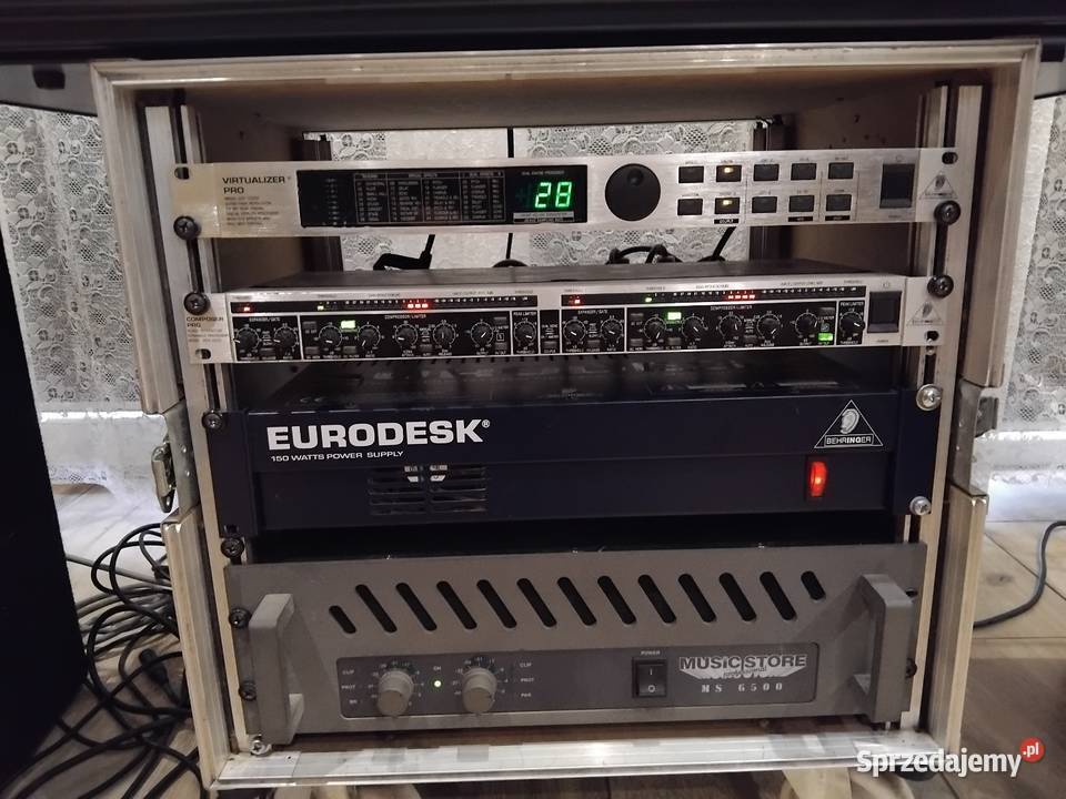 Nagłośnienie kolumny mikser końcówka equalizer Konina sprzedam