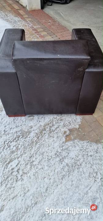 komplet wypoczynkowy sofa 2 pufy fotel Kraków