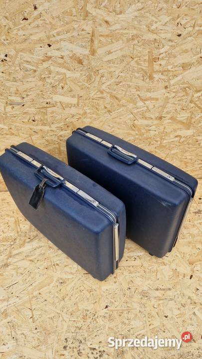 2 zabytkowe twarde walizki podróżne Samsonite Warszawa