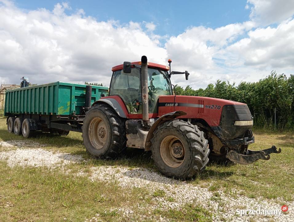 CASE MAGNUM MX270 NACZEPA ZESTAW Case Racławice