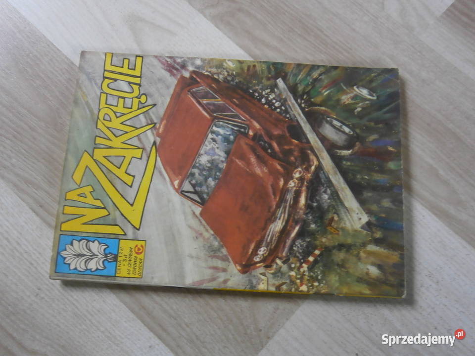 Na zakręcie Niewygodny świadek komiks 1981 seria Łódź sprzedam