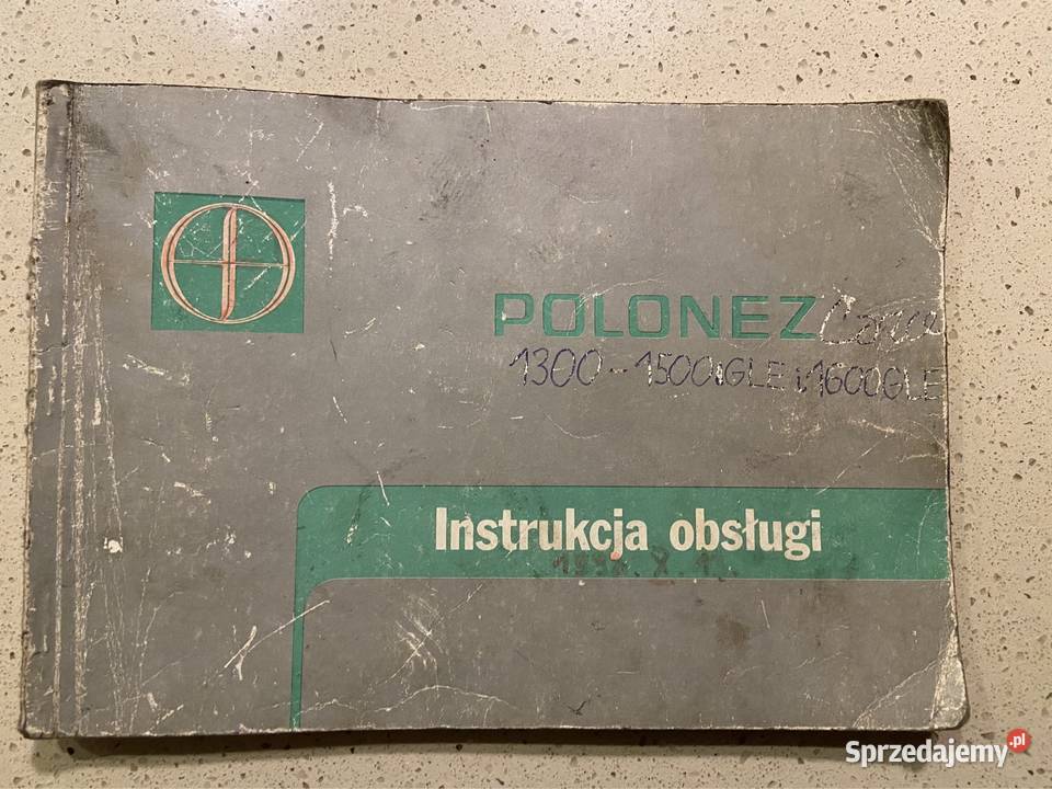 Instrukcja obsługi Polonez 1300 1500 sprzedam