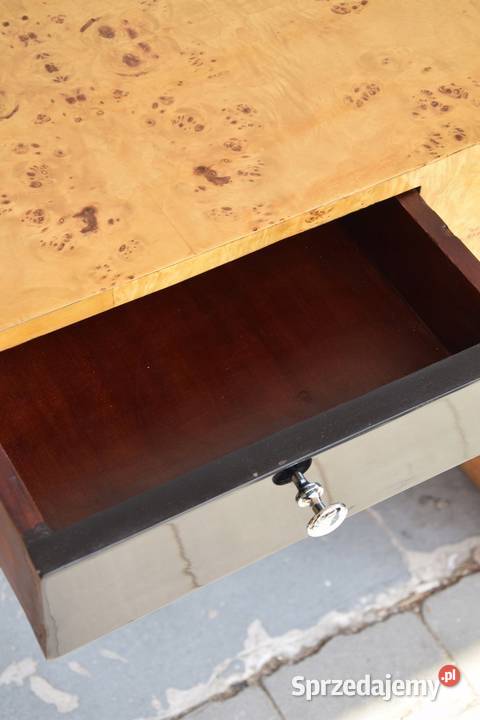 Drewniany Stolik Art Deco Konsola Pomocnik Kraków