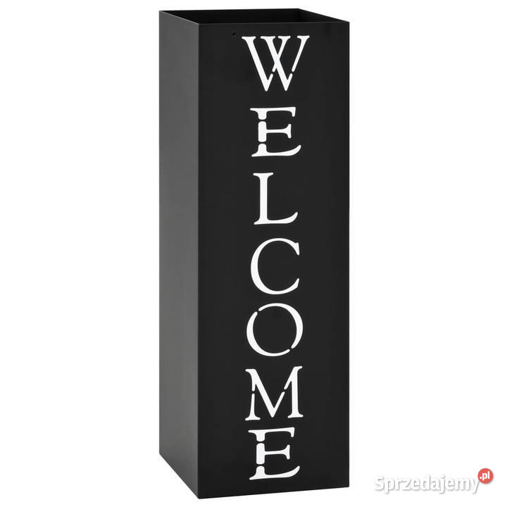 Stojak na parasole z napisem Welcome stalowy mazowieckie Warszawa