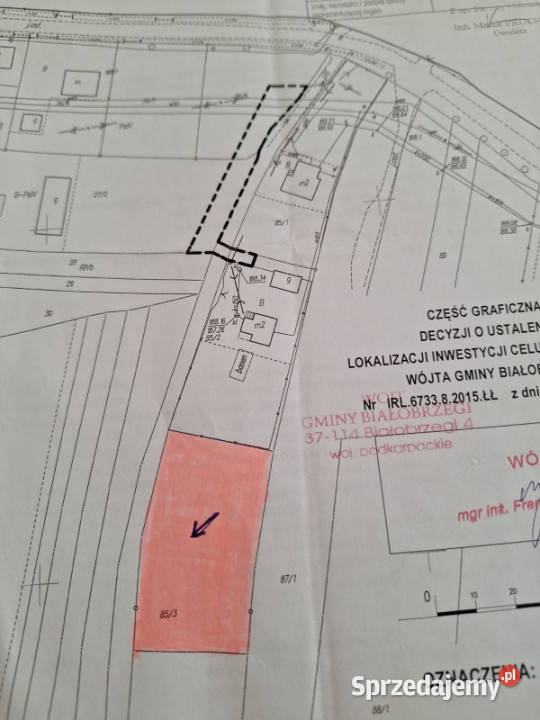 Sprzedam działkę z warunkami zabudowy podkarpackie