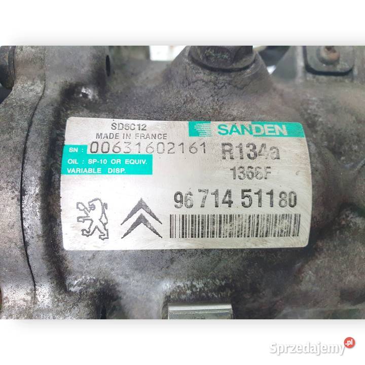 SPRĘŻARKA KLIMATYZACJI Citroen DS4 20 HDI Chełm sprzedam