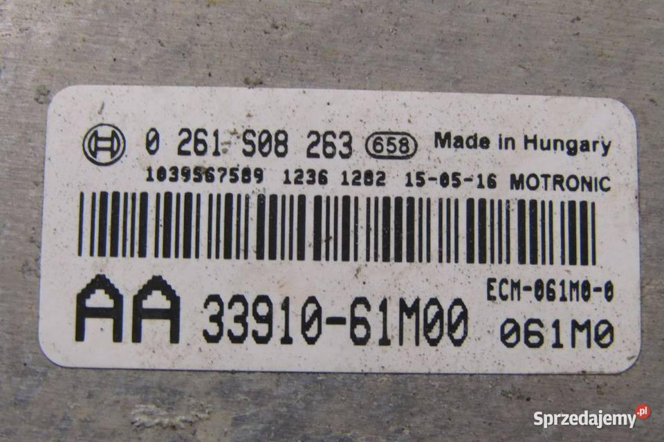 KOMPUTER STEROWNIK SILNIKA SUZUKI VITARA III 15 lubelskie