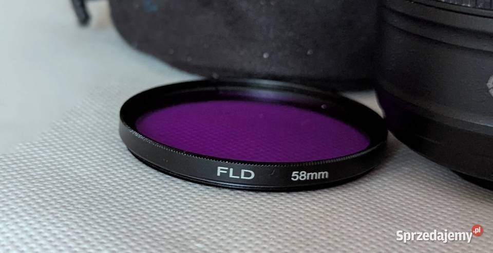 Obiektyw Nikon AFS Nikkor 50mm f18G Filtr Osłona