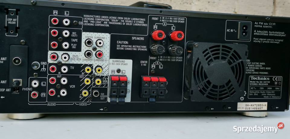 AMPLITUNER TECHNICS SAAX720 DUŻY I MOCNY Amplitunery wielkopolskie Trzcianka sprzedam