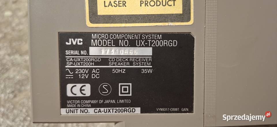 Głośniki JVC 20 Watt Wieża Czytaj opis