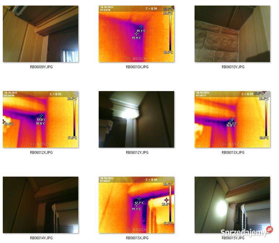 Pomiary termowizyjne Pruszowice Domaszczyn Psary