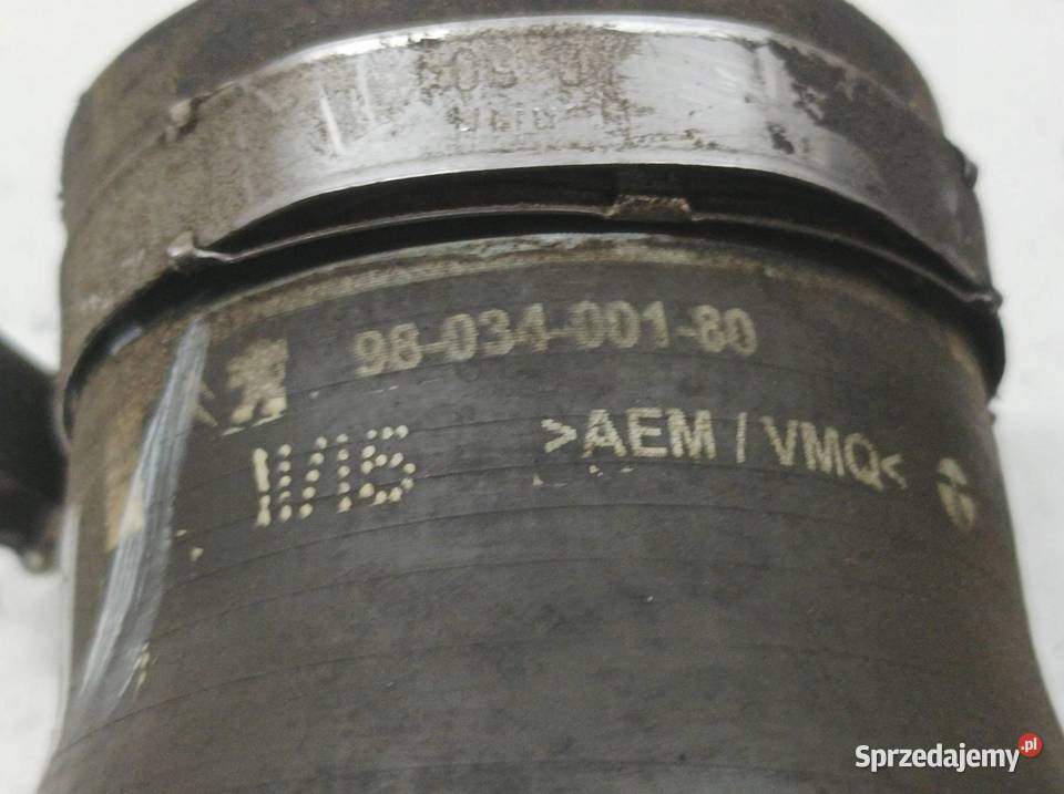 RURA PRZEWÓD INTERCOOLERA 16 HDI BAŁWANEK KPL