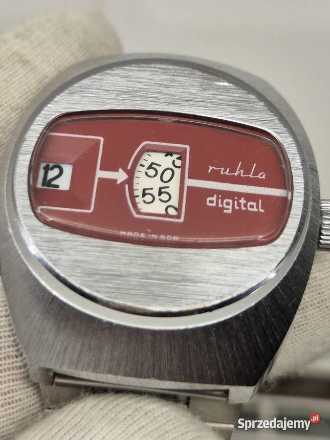 Mechaniczny zegarek Ruhla Digital Chorzów
