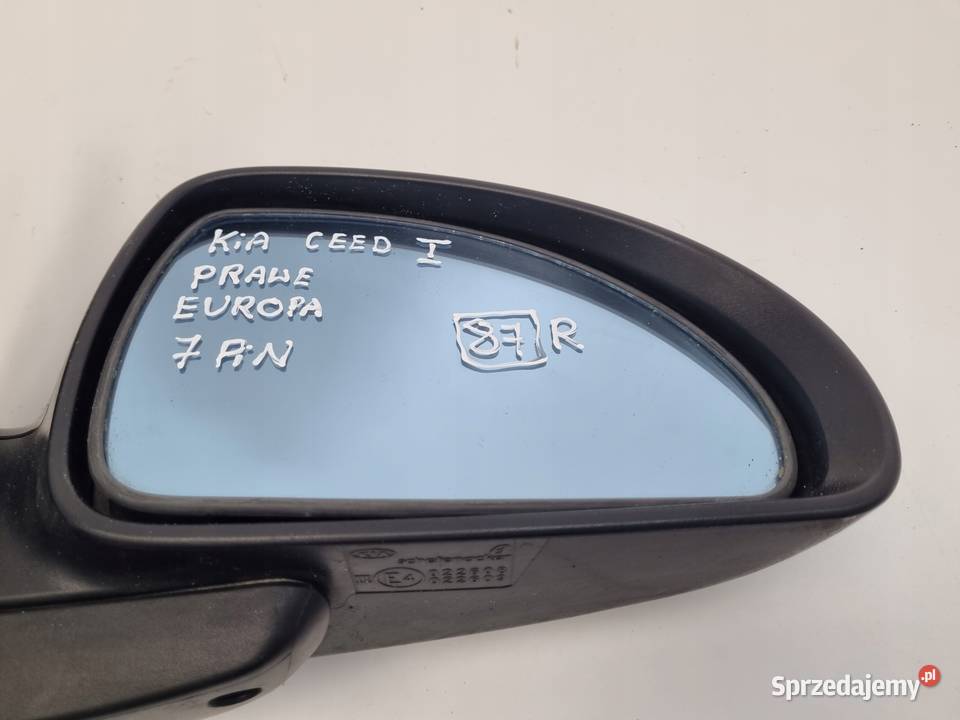 LUSTERKO Kia Ceed I 0609r PRAWE PASAŻERA 7 Pin Rudka