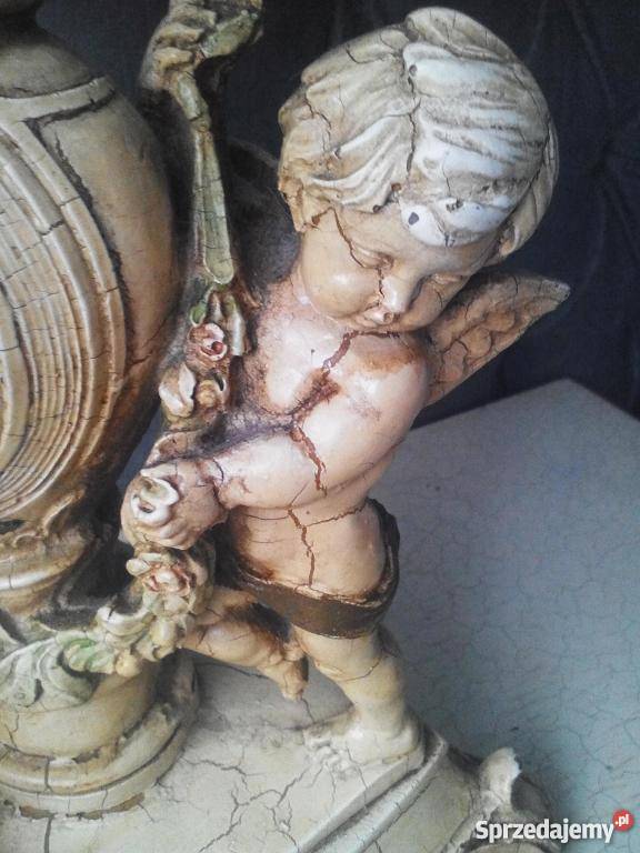 Lampka nocna antyk cudo powlekana alabastrem Warszawa sprzedam