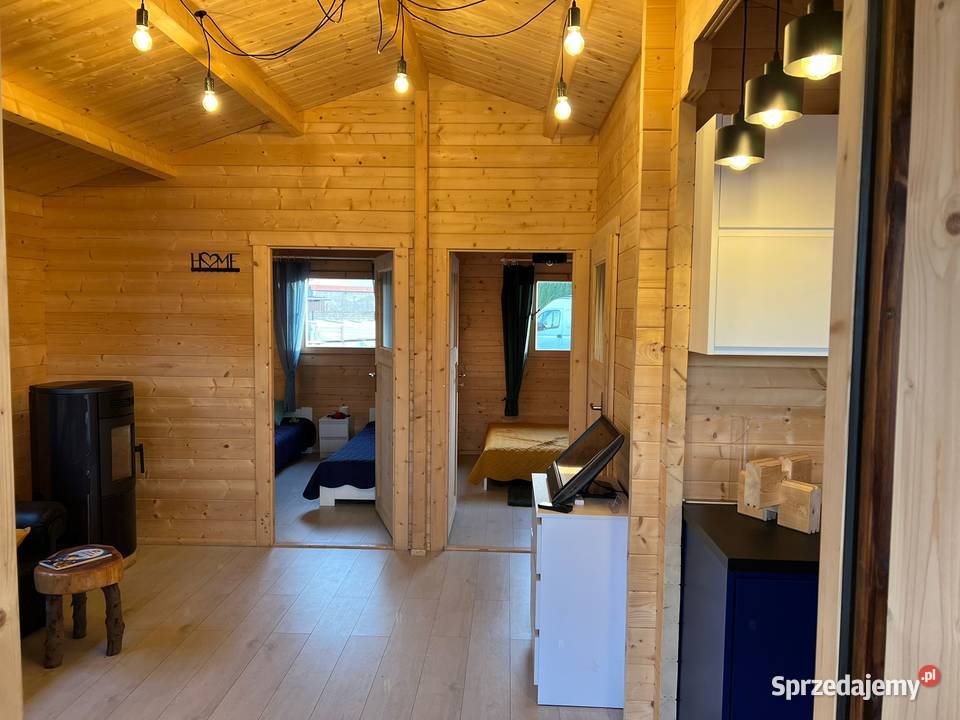 Domek drewniany z bala MAJORKA 35m2 bez Nowy Dwór Mazowiecki sprzedam