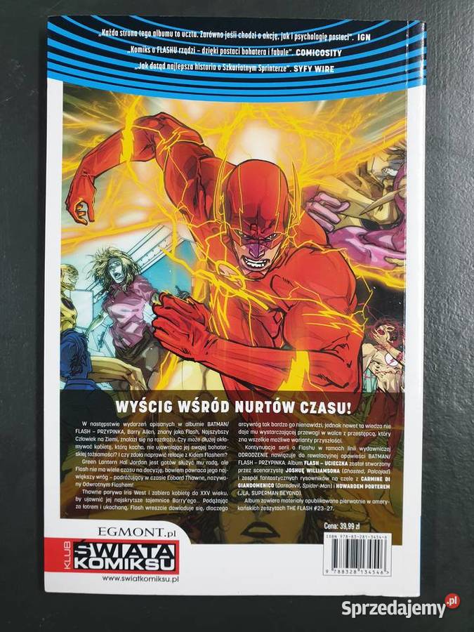 Flash Ucieczka DC Odrodzenie Egmont Komiksy