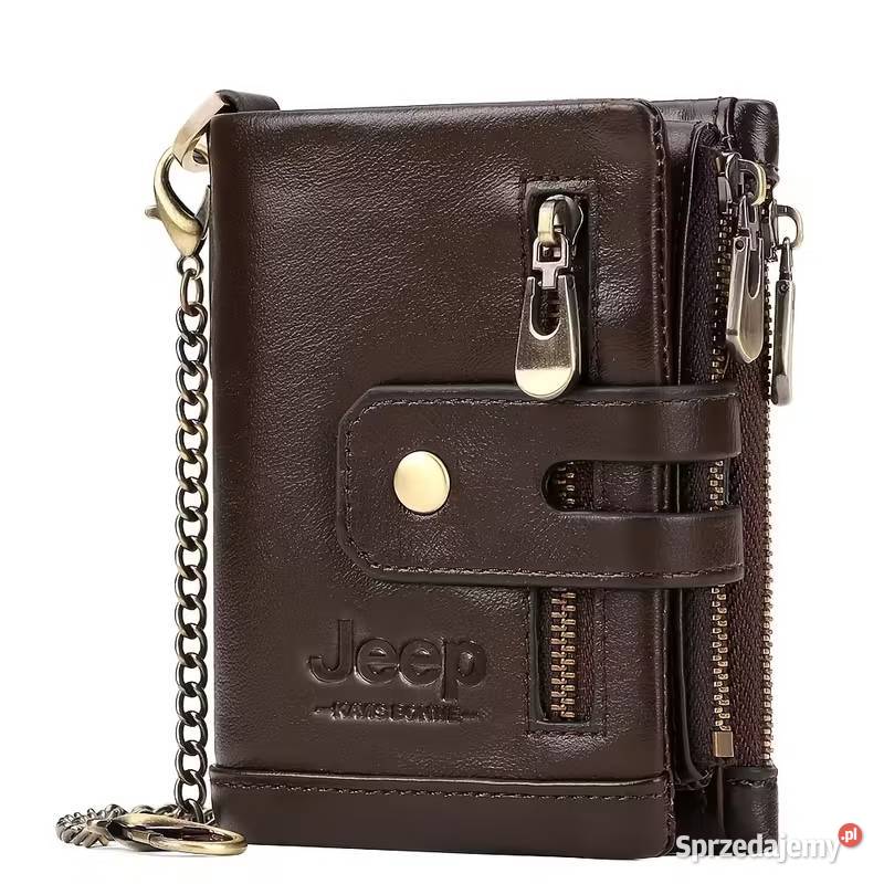 Portfel Męski Premium z Skóry JEEP Pobiedziska