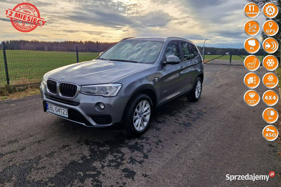 BMW X3 2.0d xDrive 190KM Bezwypadkowy Navi 18