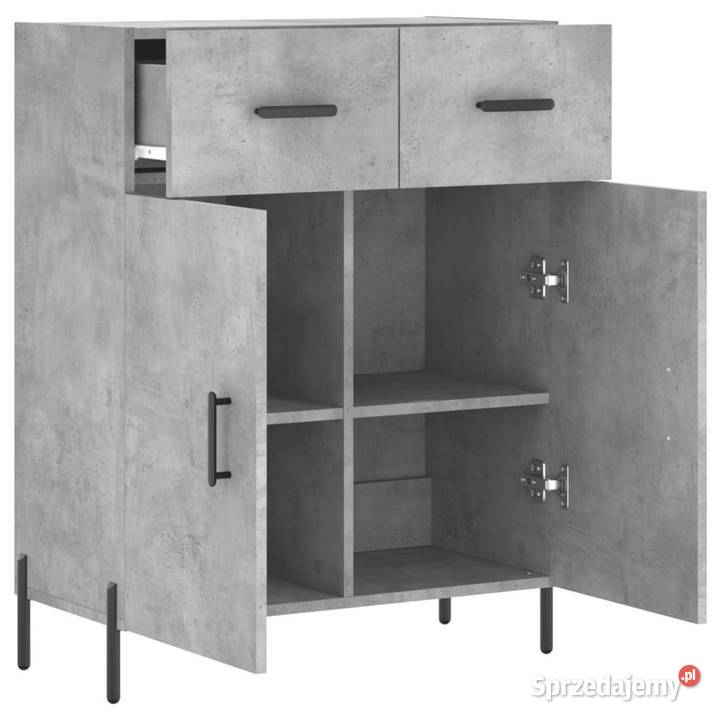Szafka szarość betonu 695x34x90 materiał Warszawa