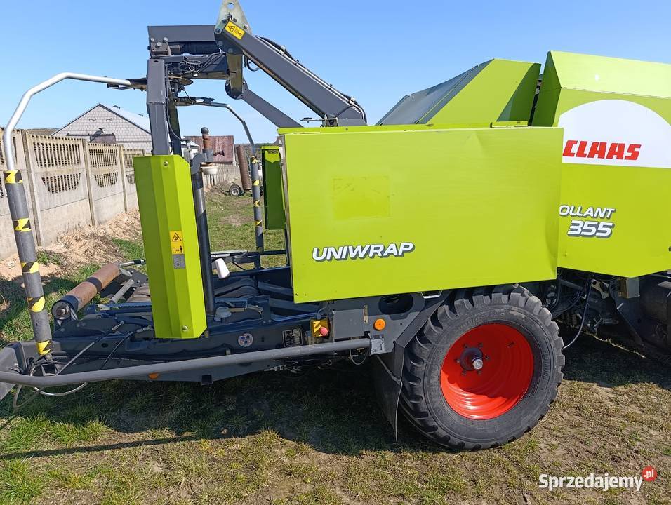 Prasoowijarka Claas Rollant 355 Uniwrap podlaskie Mońki