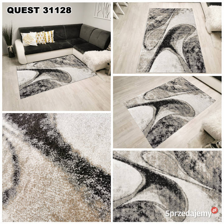 GĘSTY DYWAN 120X170 QUEST 31128 RÓŻNE WYMIARY Białystok sprzedam