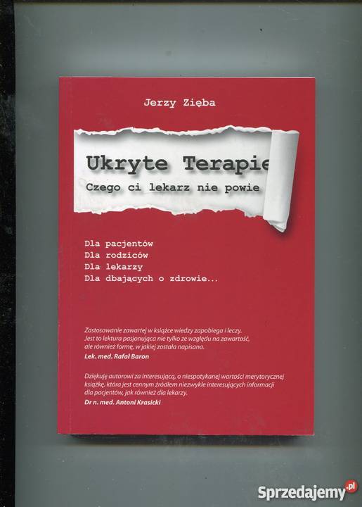 Ukryte terapie Czego ci lekarz nie powie Jerzy Rok wydania 2015 Szczecin