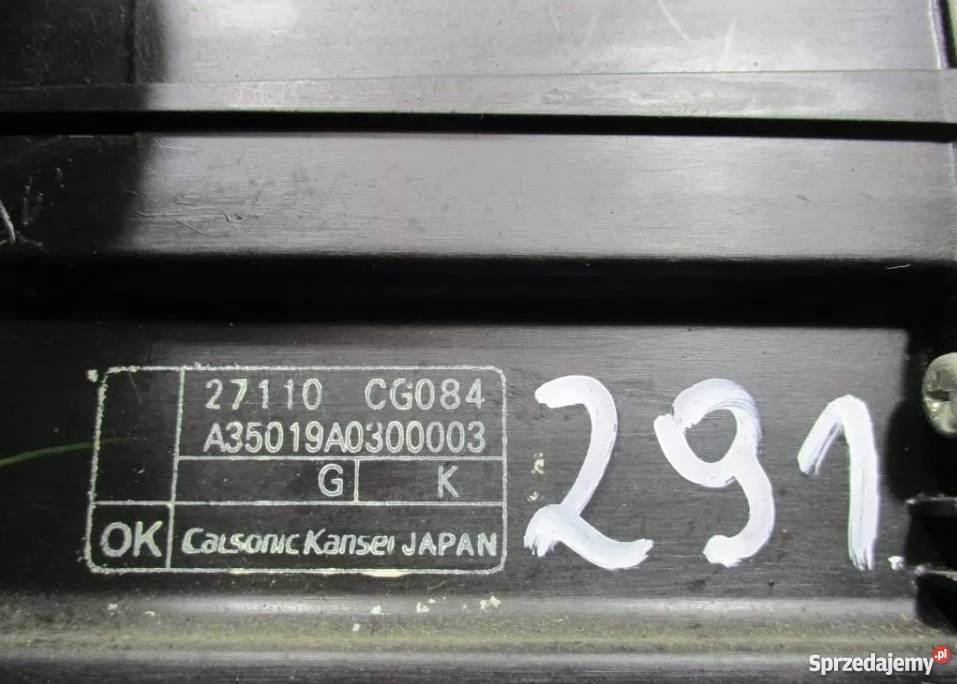 INFINITI FX35 45 S50 NAGRZEWNICA 27110CG084 Pozostałe Nowy Tomyśl sprzedam