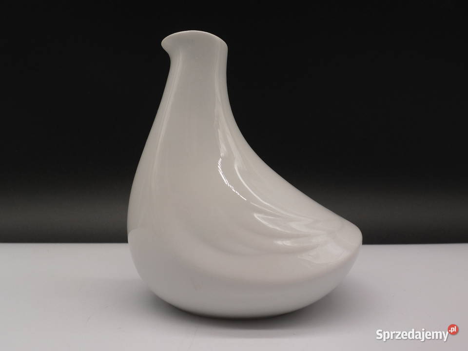 Tirschenreuth Biały Porcelanowy Modernistyczny Antyki, Sztuka, Kolekcje Raszków sprzedam