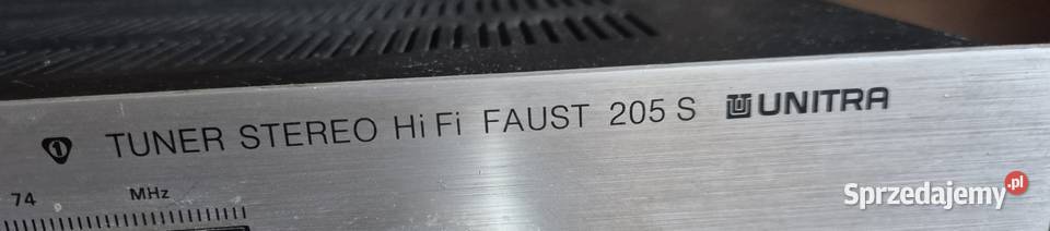 WZMACNIACZ PW2010 I TUNER STEREO HI FI FAUST Elektronika Dąbrowa Górnicza