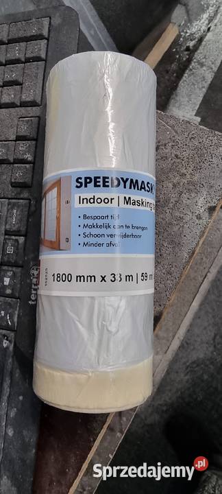 Folia malarska Speedy Mask gruba z taśmą 180 x małopolskie Nowy Sącz
