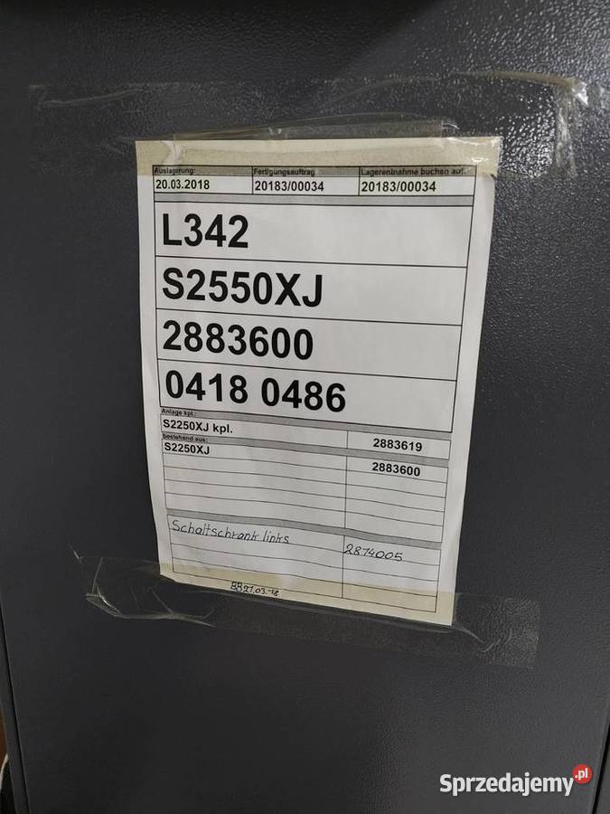 Automatyczna maszyna pakująca Beck Packautomaten Goleniów