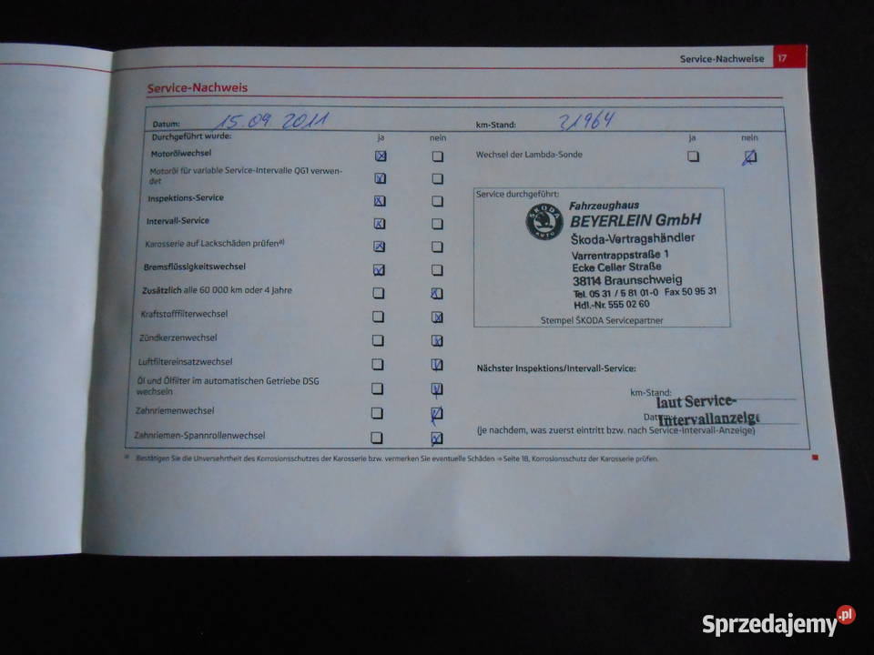 SKODA OCTAVIA II 2009r LIFT 16 MPi 102 SERWIS komputer pokładowy wielkopolskie Witkowo