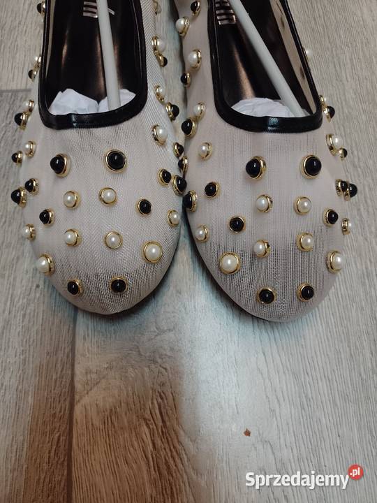 40 Bogato zdobione perłami baleriny wieczorowe inna Kraków