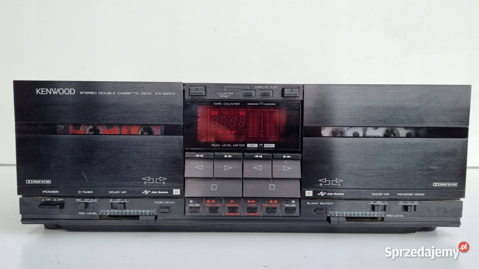 Magnetofon catette deck Kenwood KX 949 W KX949W wielkopolskie Międzychód