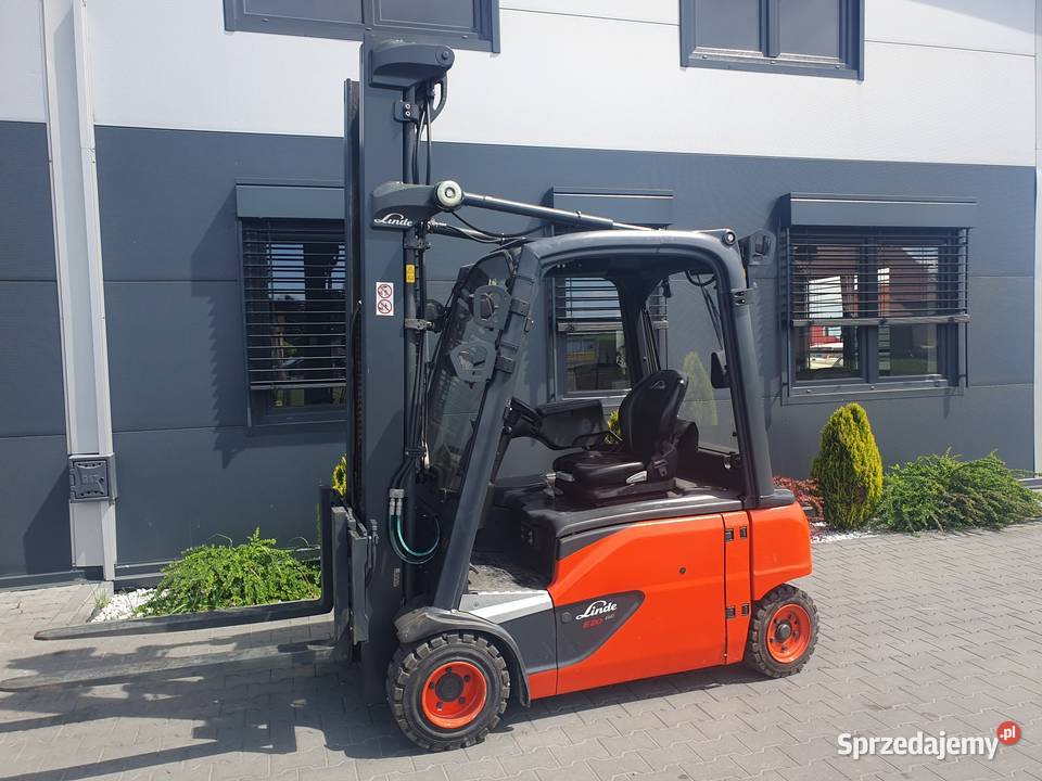 Wózek LINDE E20 4 sekcje Triplex 607m Przesuw małopolskie Proszowice sprzedam